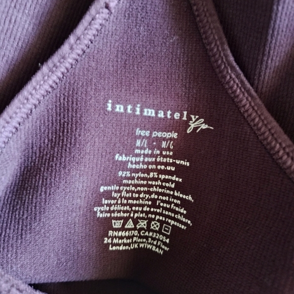 Free People Burgundy Stretch Short Slip Dress M/L - Picture 4 of 4